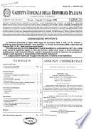 Gazzetta ufficiale della Repubblica italiana. Parte seconda, foglio delle inserzioni