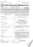 Gazzetta ufficiale della Repubblica italiana. Parte seconda, foglio delle inserzioni