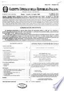 Gazzetta ufficiale della Repubblica italiana. Parte seconda, foglio delle inserzioni