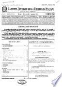 Gazzetta ufficiale della Repubblica italiana. Parte seconda, foglio delle inserzioni