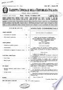 Gazzetta ufficiale della Repubblica italiana. Parte seconda, foglio delle inserzioni