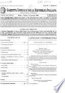 Gazzetta ufficiale della Repubblica italiana. Parte seconda, foglio delle inserzioni
