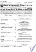 Gazzetta ufficiale della Repubblica italiana. Parte seconda, foglio delle inserzioni