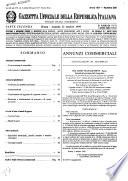Gazzetta ufficiale della Repubblica italiana. Parte seconda, foglio delle inserzioni