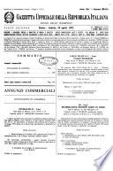 Gazzetta ufficiale della Repubblica italiana. Parte seconda, foglio delle inserzioni