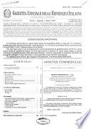 Gazzetta ufficiale della Repubblica italiana. Parte seconda, foglio delle inserzioni