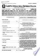 Gazzetta ufficiale della Repubblica italiana. Parte seconda, foglio delle inserzioni