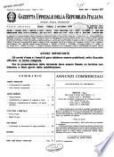 Gazzetta ufficiale della Repubblica italiana. Parte seconda, foglio delle inserzioni