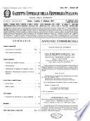 Gazzetta ufficiale della Repubblica italiana. Parte seconda, foglio delle inserzioni