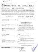Gazzetta ufficiale della Repubblica italiana. Parte seconda, foglio delle inserzioni