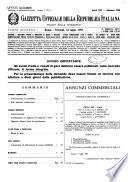 Gazzetta ufficiale della Repubblica italiana. Parte seconda, foglio delle inserzioni