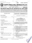 Gazzetta ufficiale della Repubblica italiana. Parte seconda, foglio delle inserzioni