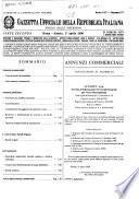 Gazzetta ufficiale della Repubblica italiana. Parte seconda, foglio delle inserzioni