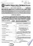Gazzetta ufficiale della Repubblica italiana. Parte seconda, foglio delle inserzioni