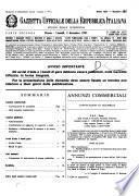 Gazzetta ufficiale della Repubblica italiana. Parte seconda, foglio delle inserzioni