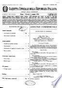 Gazzetta ufficiale della Repubblica italiana. Parte seconda, foglio delle inserzioni