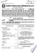 Gazzetta ufficiale della Repubblica italiana. Parte seconda, foglio delle inserzioni
