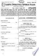 Gazzetta ufficiale della Repubblica italiana. Parte seconda, foglio delle inserzioni