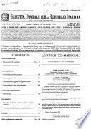 Gazzetta ufficiale della Repubblica italiana. Parte seconda, foglio delle inserzioni