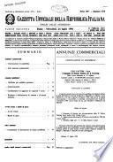 Gazzetta ufficiale della Repubblica italiana. Parte seconda, foglio delle inserzioni