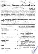 Gazzetta ufficiale della Repubblica italiana. Parte seconda, foglio delle inserzioni