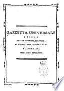 Gazzetta universale, o sieno