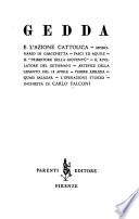 Gedda e l'Azione cattolica