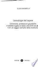 Genealogie del sapere