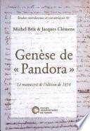 Genèse de Pandora
