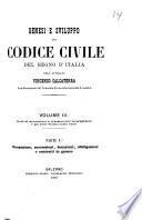 Genesi e sviluppo del codice civile del regno d'Italia