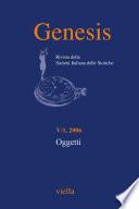 Genesis. Rivista della Società italiana delle storiche (2006) Vol. 5/1
