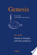 Genesis. Rivista della Società italiana delle storiche (2010) Vol. 9/1