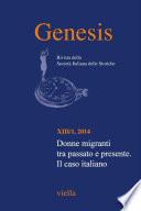 Genesis. Rivista della Società italiana delle storiche (2014) Vol. 13/1