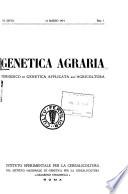Genetica agraria