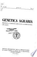 Genetica agraria