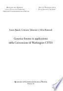 Genetica forense in applicazione della Convenzione di Washington CITES