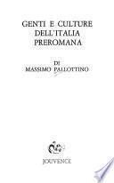 Genti e culture dell'Italia preromana