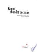 Genua abundat pecuniis