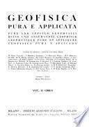 Geofisica pura e applicata