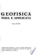 Geofisica Pura E Applicata