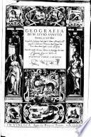 Geografia distinta in XII libri. Ne quali si dichiarano le Provincie, Popoli etc. Dell'Africa. Con XII tavole di essa Africa ... Aggiuntini tre Indici da Giovan Carlo Saraceni