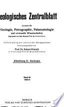 Geologisches Zentralblatt