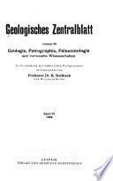 Geologisches Zentralblatt