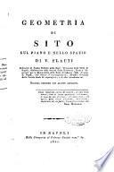 Geometria di sito sul piano e nello spazio di V. Flauti ..