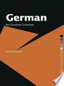 German: An Essential Grammar