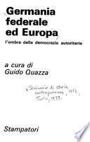 Germania federale ed Europa