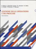 Gestione delle operations e dei processi