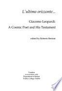 Giacomo Leopardi, a cosmic poet and his testament