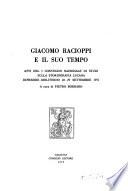 Giacomo Racioppi e il suo tempo