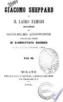 Giacomo Sheppard o Il ladro famoso racconto di Guglielmo Ainsworth